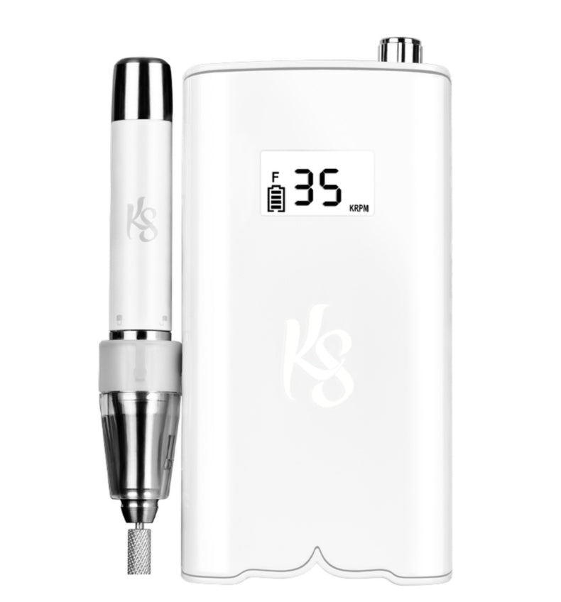 KIARASKY BEYOND PRO Professional Nail Drill Machine - White | Electric Nail File for Acrylic, Gel & Natural Nails | Perfect for Home Salon & Nail Art Enthusiasts