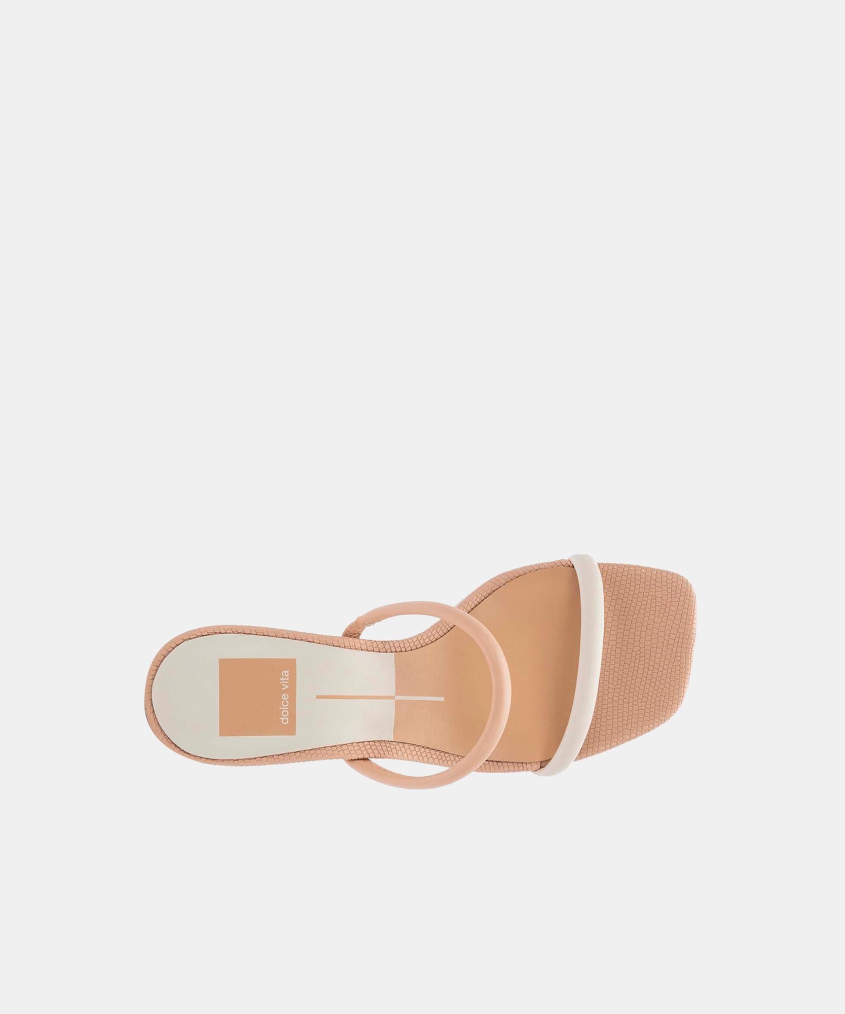 Natural White Noles Heels - Comfortable & Stylish Women's Heels for Work, Parties & Special Occasions
