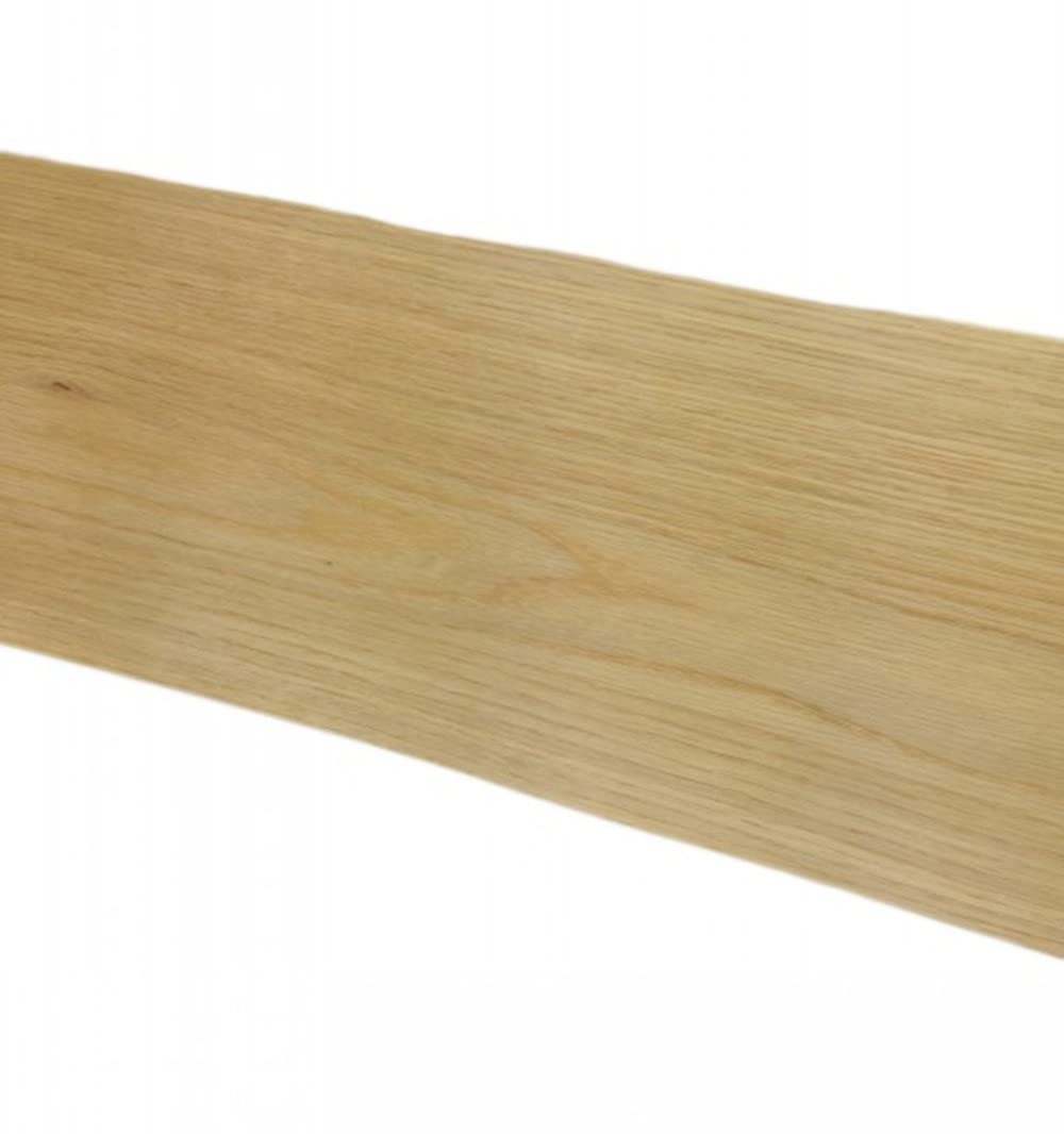 Premium Natural White Oak Wood Veneer Sheet (20x250cm) - Flat Cut for Furniture Restoration, Speaker Cabinets, Showcase, Tables, Shelves & Kitchen DIY Projects - Eco-Friendly & Easy to Apply