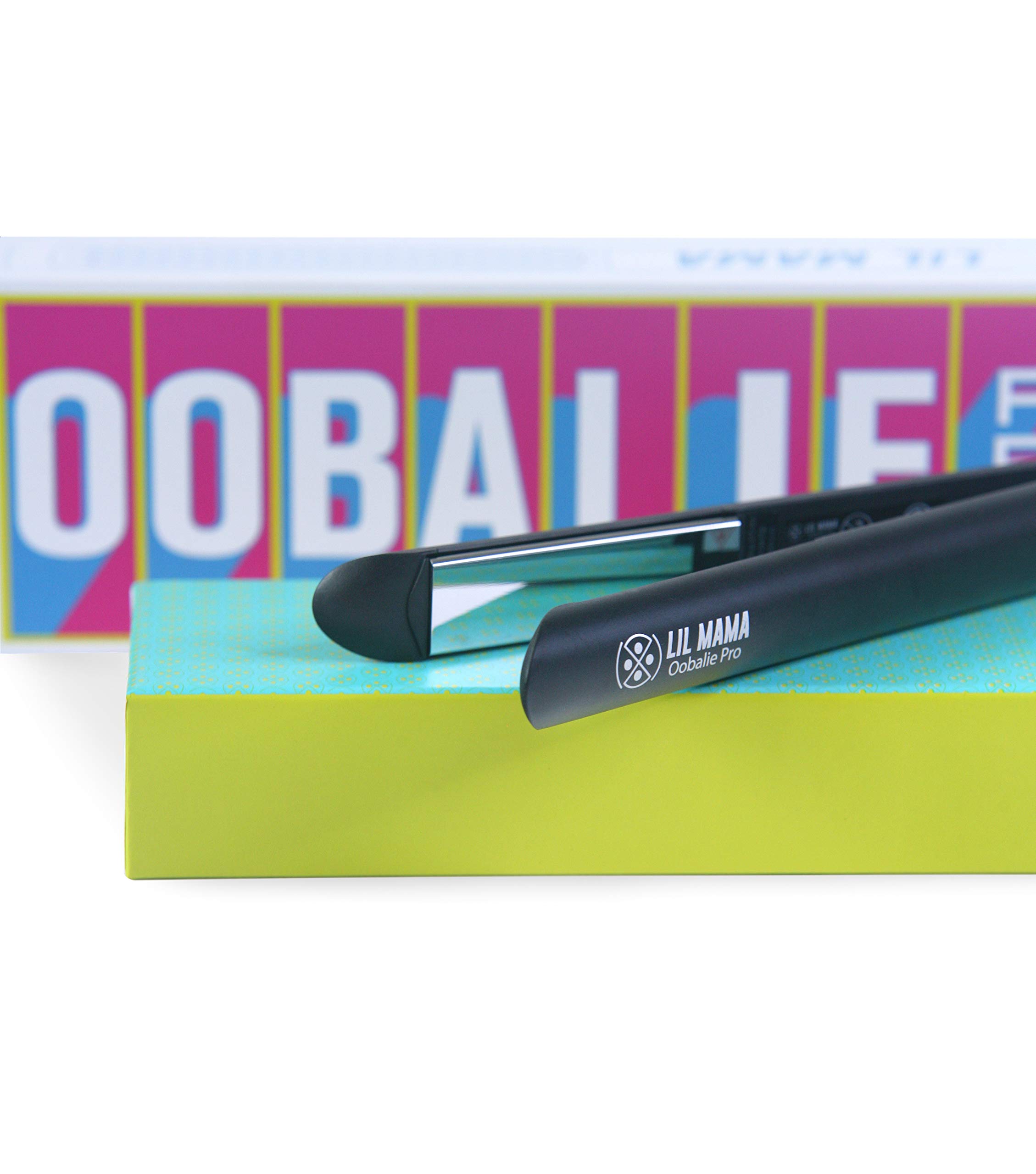 Professional Lil Mama Hair Straightener Flat Iron for Smooth & Silky Hair - Perfect for Home Use, Salon Styling & Travel