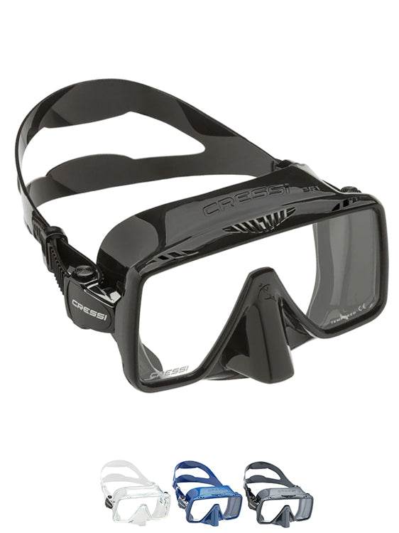 Cressi SF1 Scuba Diving Mask - Anti-Fog, Tempered Glass, Comfortable Fit for Snorkeling & Freediving - Perfect for Ocean Adventures & Underwater Exploration