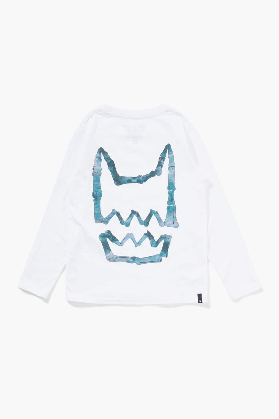 Boys Munster Kids Glow-in-the-Dark T-Shirt - White | Fun Graphic Tee for Halloween, Parties & Everyday Wear