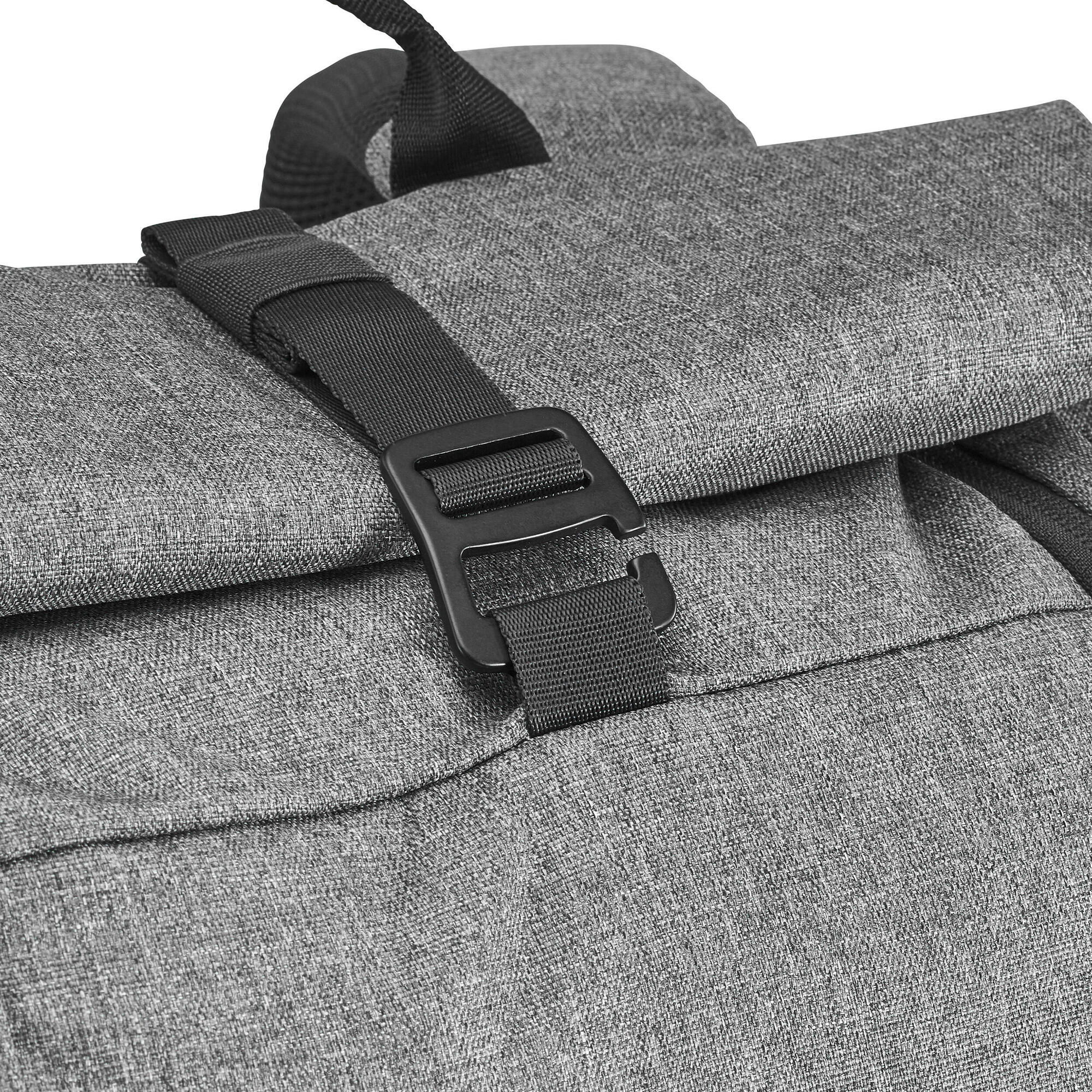 Quechua NH Escape 500 Rolltop 23L Waterproof Hiking Backpack - Lightweight & Durable for Outdoor Adventures, Travel & Daily Commute