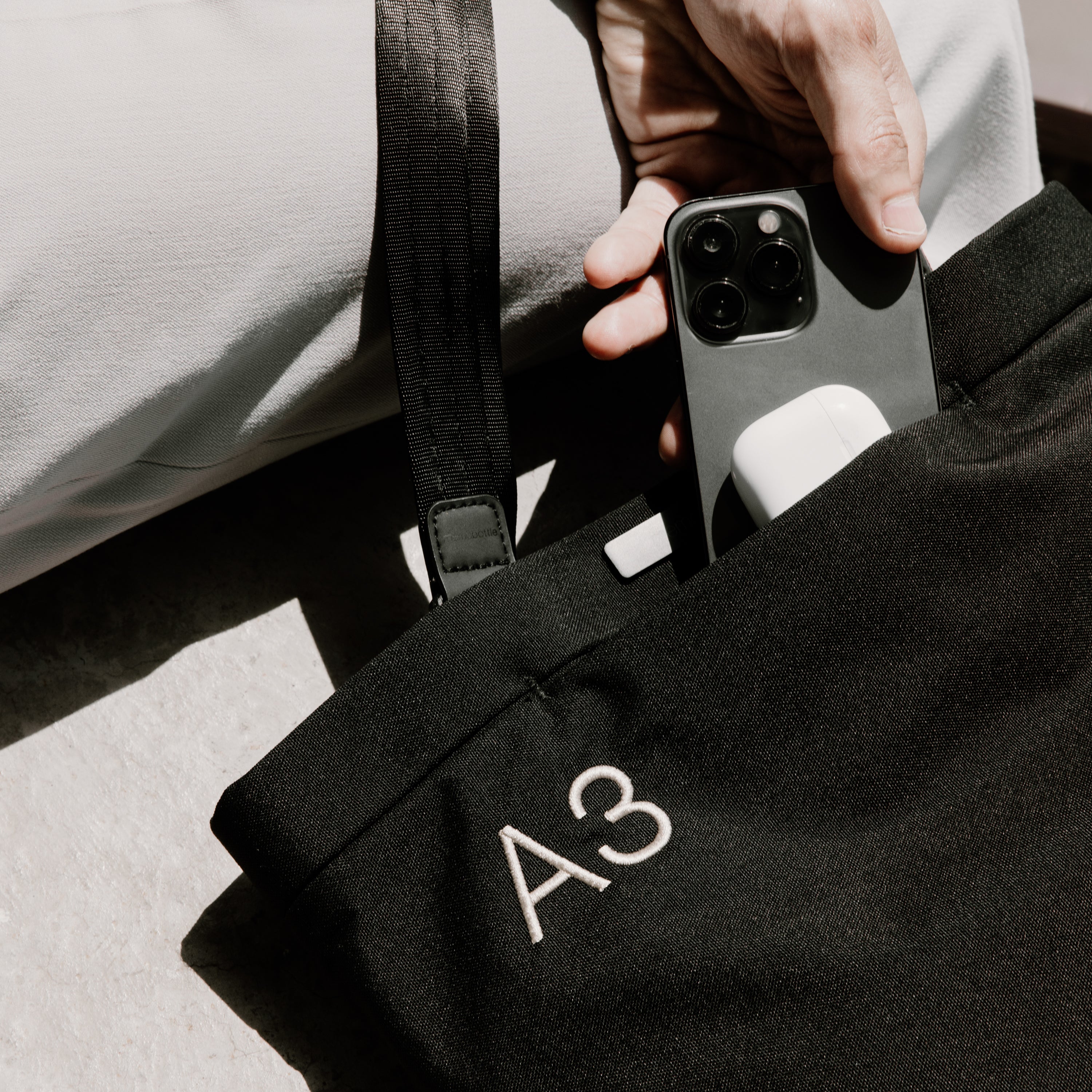 A3 Daily Tote Bag - Stylish & Durable Canvas Tote for Work, Shopping & Travel - Perfect for Office, Groceries & Beach Day Essentials