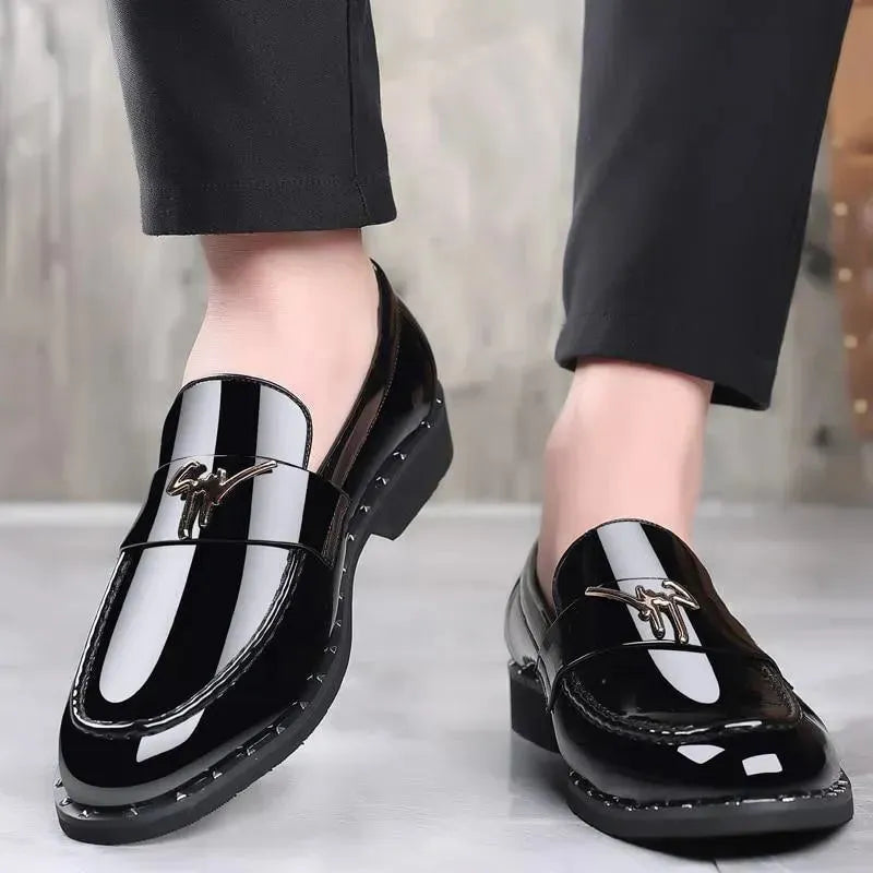 Premium Men's Signature Moccasin Slippers - Soft Leather House Shoes for Indoor/Outdoor Comfort - Perfect for Lounging, Travel & Gift Giving