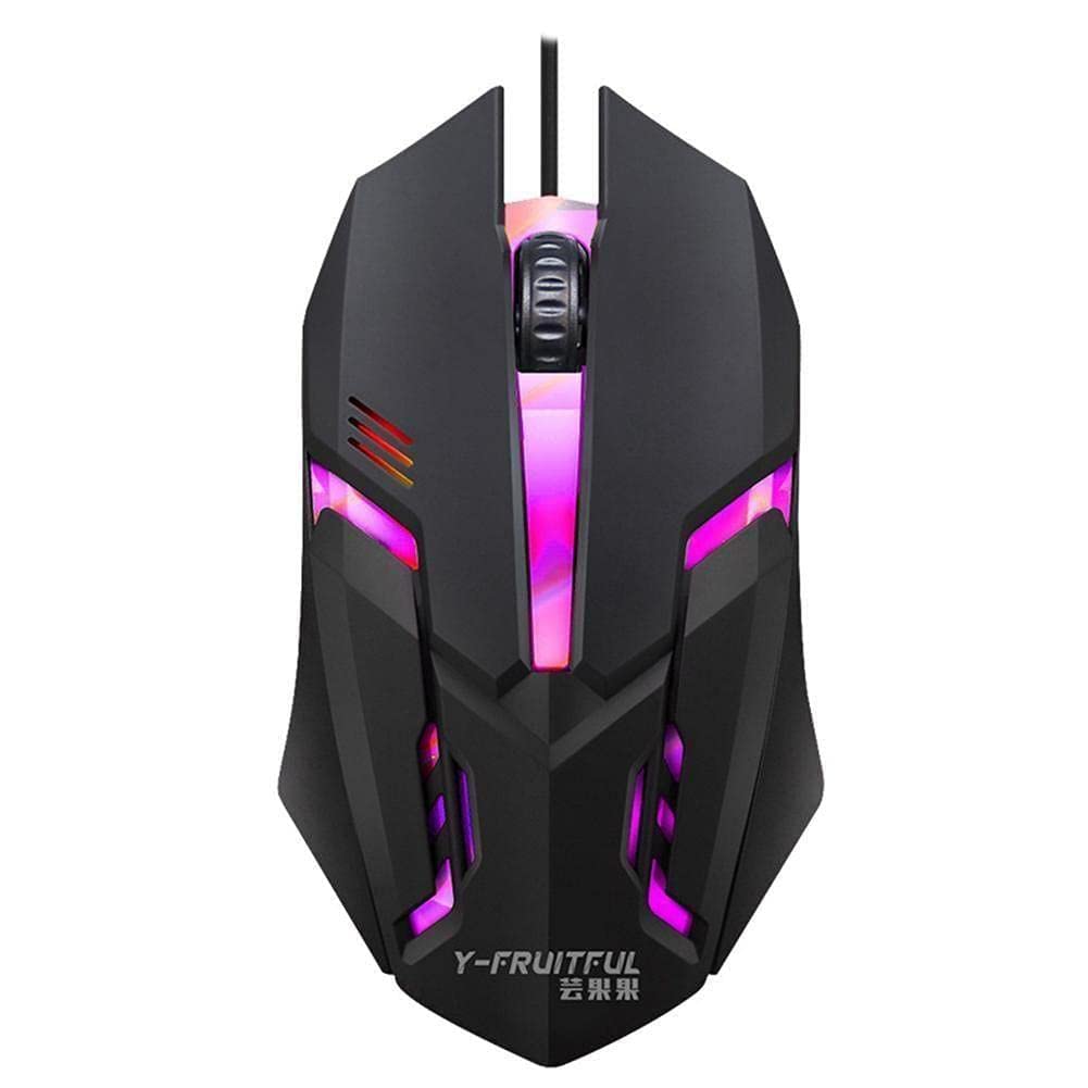 USB Wired Gaming Mouse 5500 DPI - 7 Programmable Buttons, LED Backlit, Ergonomic Design for PC & Laptop - Perfect for FPS, MOBA & Esports Gaming