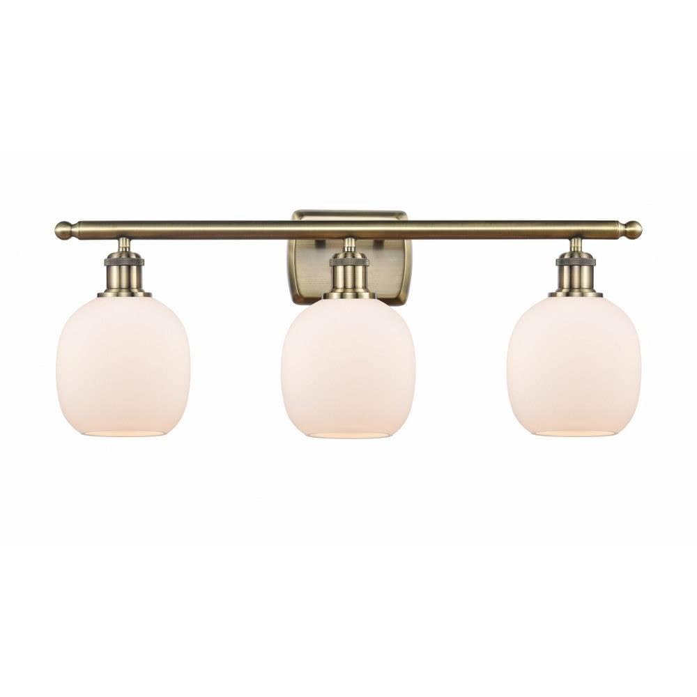 Ballston Collection 3-Light Bathroom Vanity Light Fixture - Modern Brushed Nickel Finish for Bathroom, Powder Room & Dressing Area Lighting