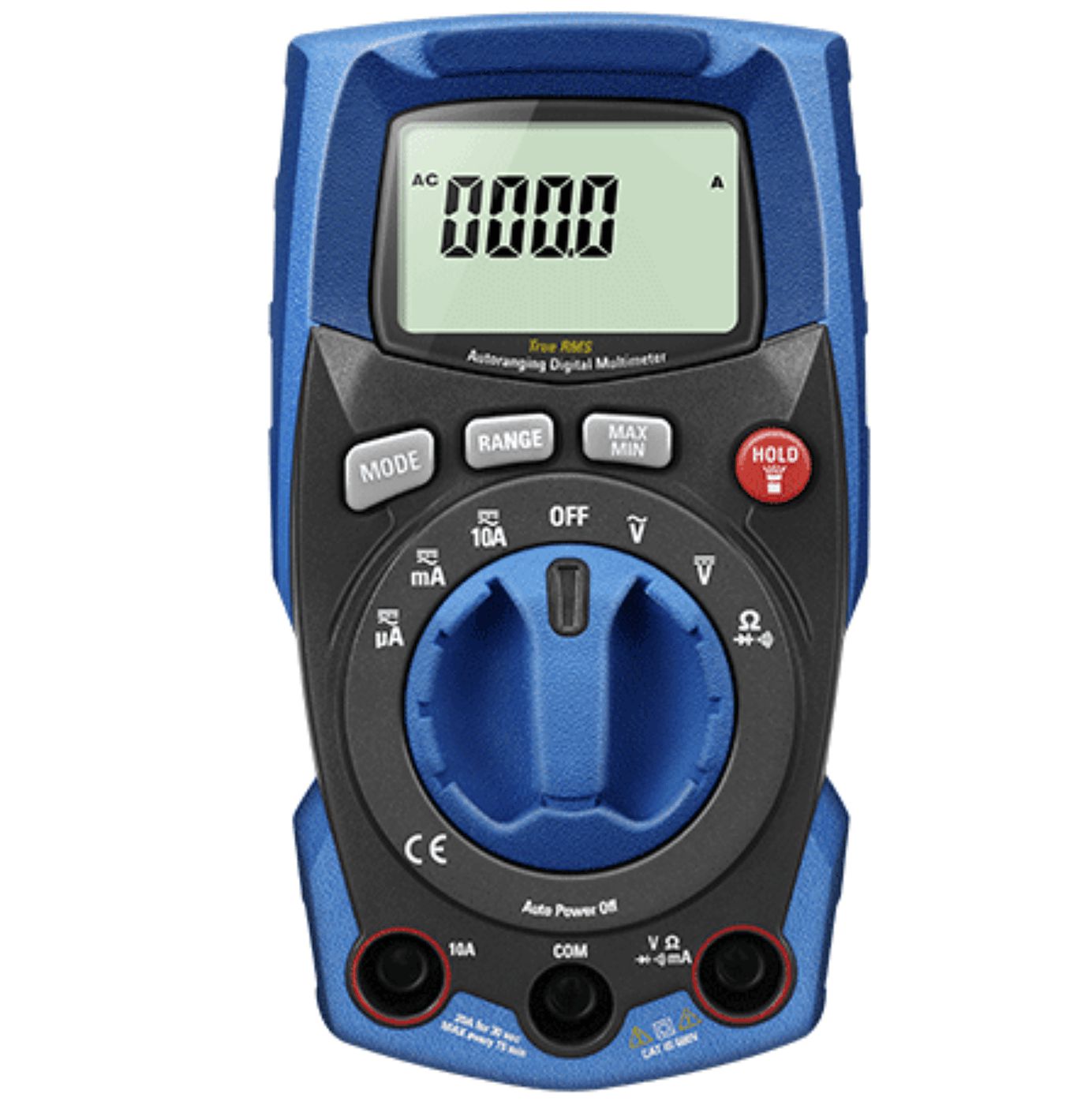 True RMS Digital Multimeter with Bluetooth - Auto-Ranging Voltage Tester for Electricians, DIY Home Repair | Measures AC/DC Current, Resistance, Capacitance | Includes Built-in Flashlight & Backlit Display
