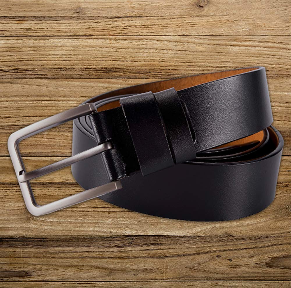 Custom Engraved Genuine Leather Belts for Men - Personalized Gifts for Him - Perfect for Father's Day, Birthday & Anniversary Presents - LB49