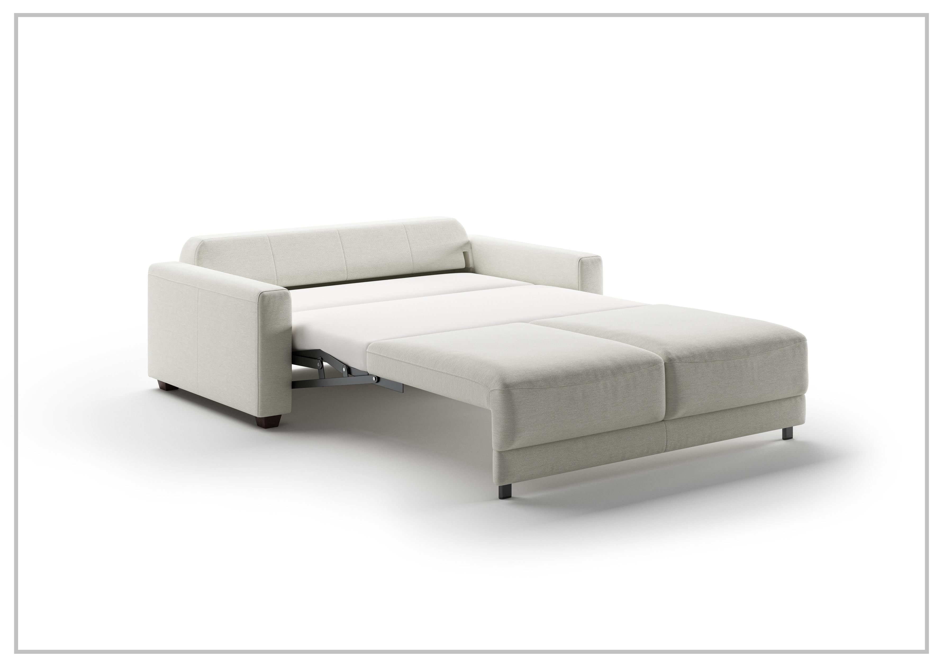 Luonto Belton Fabric Queen Sofa Sleeper - Manual & Power Recliner Options | Convertible Sleeper Sofa for Living Room, Guest Room & Small Spaces