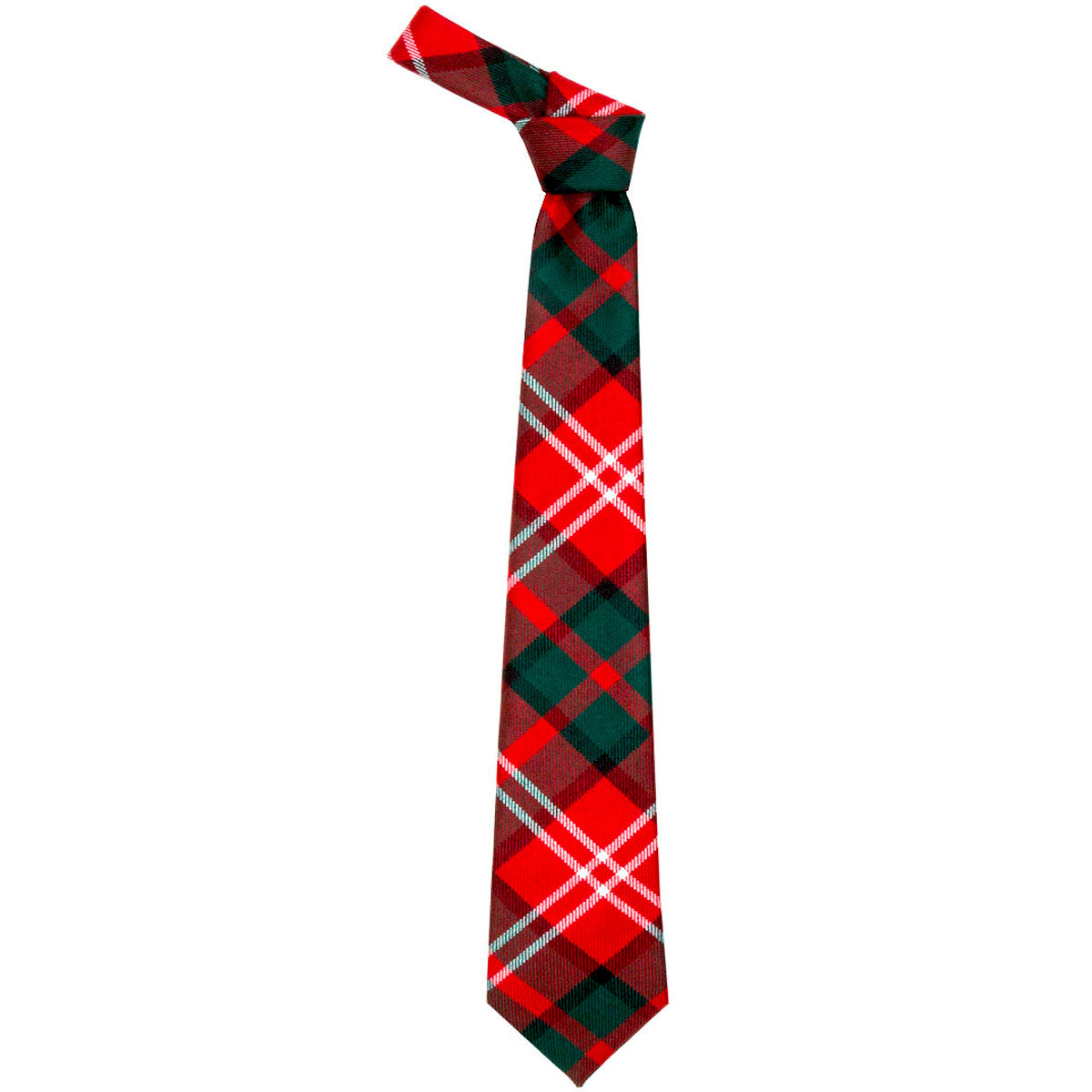 Stylish Nisbet Modern Tartan Tie for Men - Premium Wool Necktie for Business, Weddings & Formal Occasions