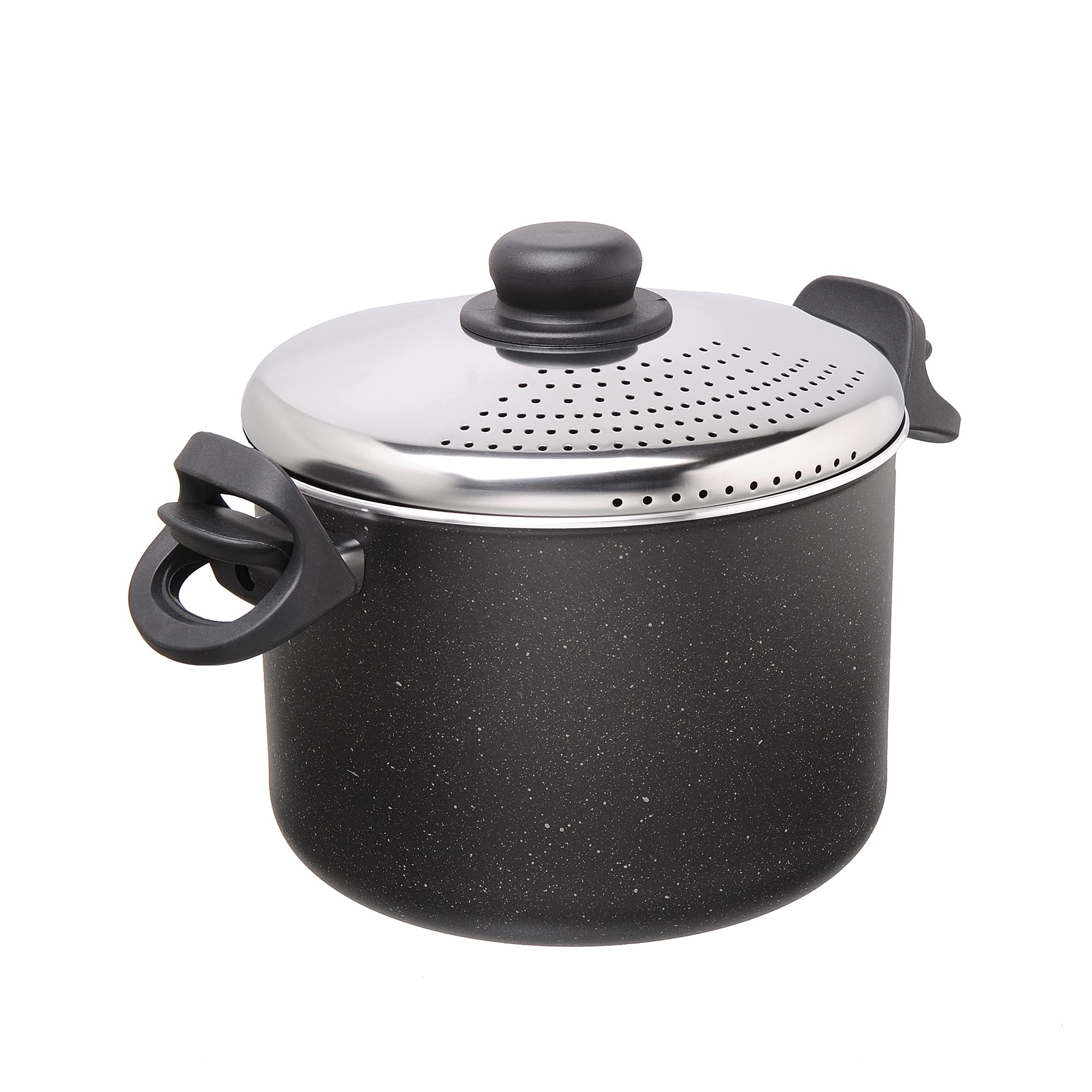 Moneta Etnea 5-Piece Smart Cookware Set - 24cm Frying Pan, 28cm Wok, 28x28cm Grill Pan, 22cm Saucepan with Lid - Nonstick Kitchen Essentials for Home Cooking, Sautéing & Stir-Frying