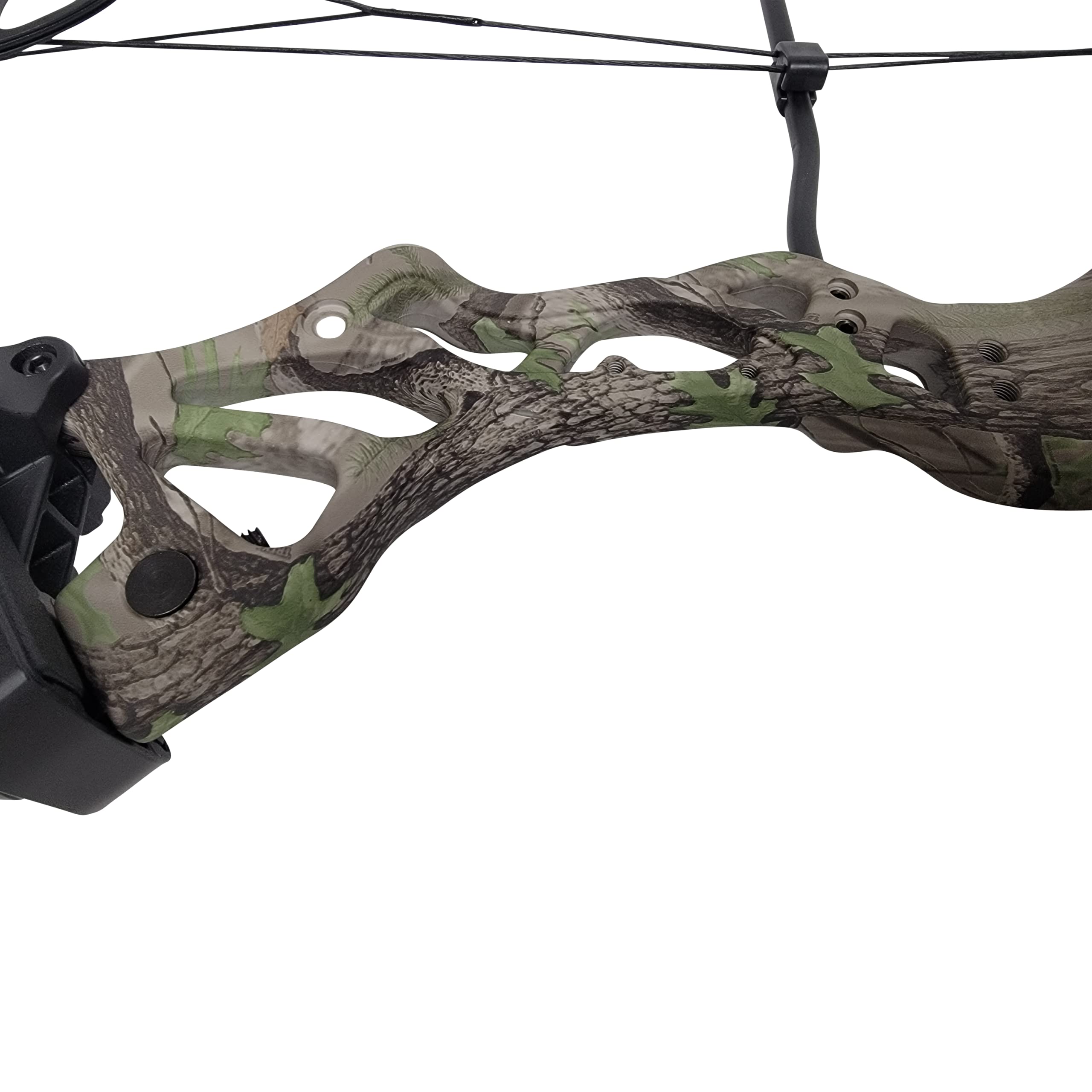 Southland Archery Supply Outrage 70 Lbs 31'' ATA Hunting Compound Bow with Pro Travel Package - Camo Pattern for Outdoor Hunting & Target Practice