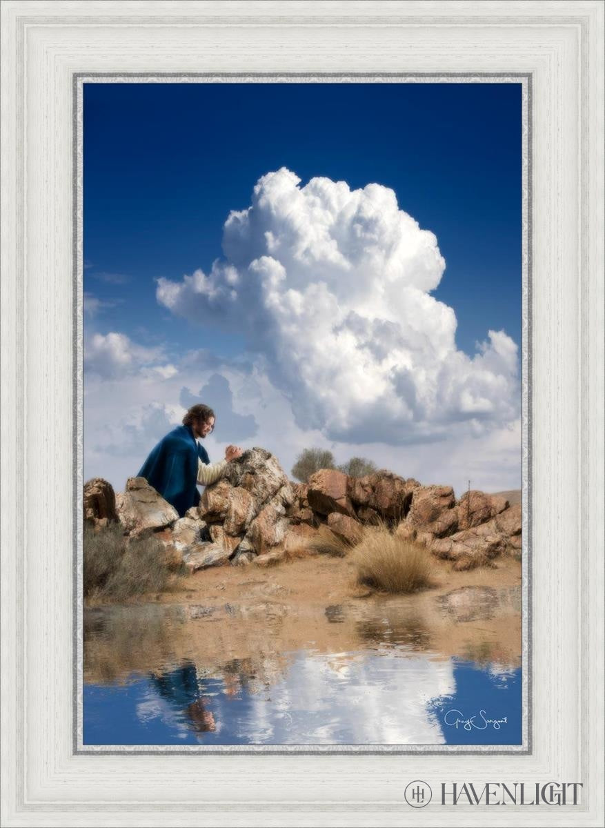 Reflections of Christ - Inspirational Christian Wall Art for Home & Church Decor | Perfect for Living Room, Bedroom & Prayer Spaces