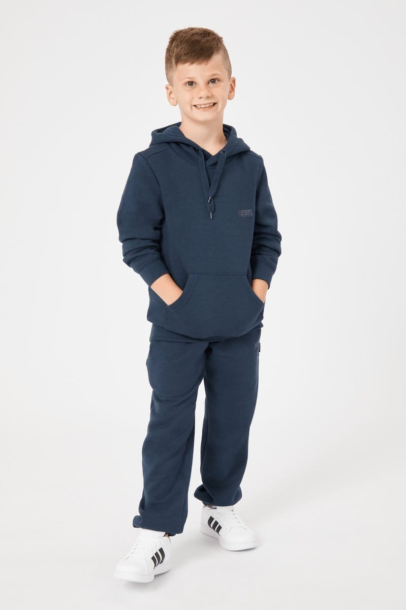 INSPORT JUNIOR ALASKA NAVY TRACKPANTS - Boys' Athletic Jogger Pants for Running, Gym & Casual Wear - Comfortable Fleece-Lined Sweatpants for Kids & Teens