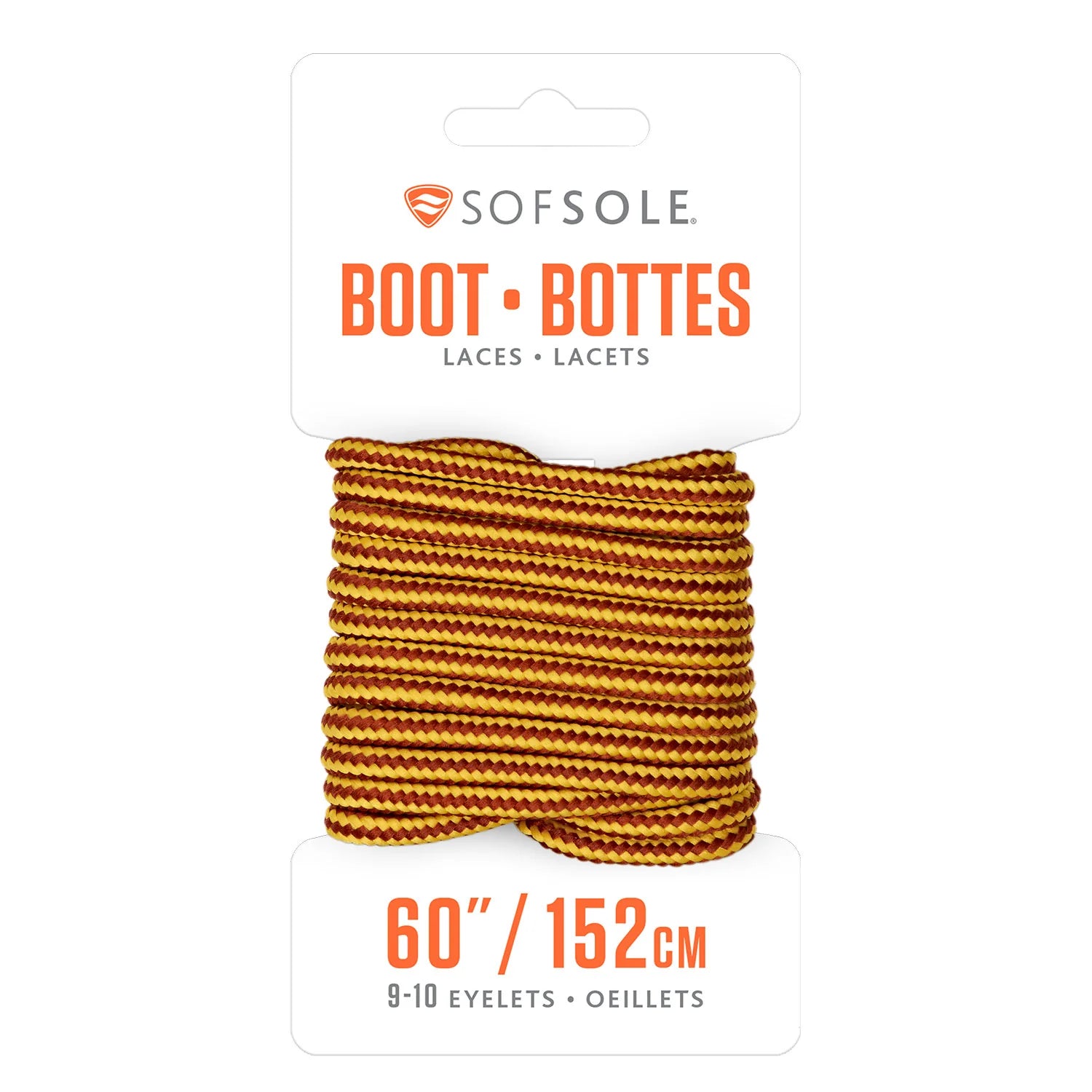 Durable Sofsole Boot Laces for Work & Hiking - Heavy Duty Shoelaces for Boots, Shoes & Outdoor Activities - Perfect for Construction, Military & Everyday Use