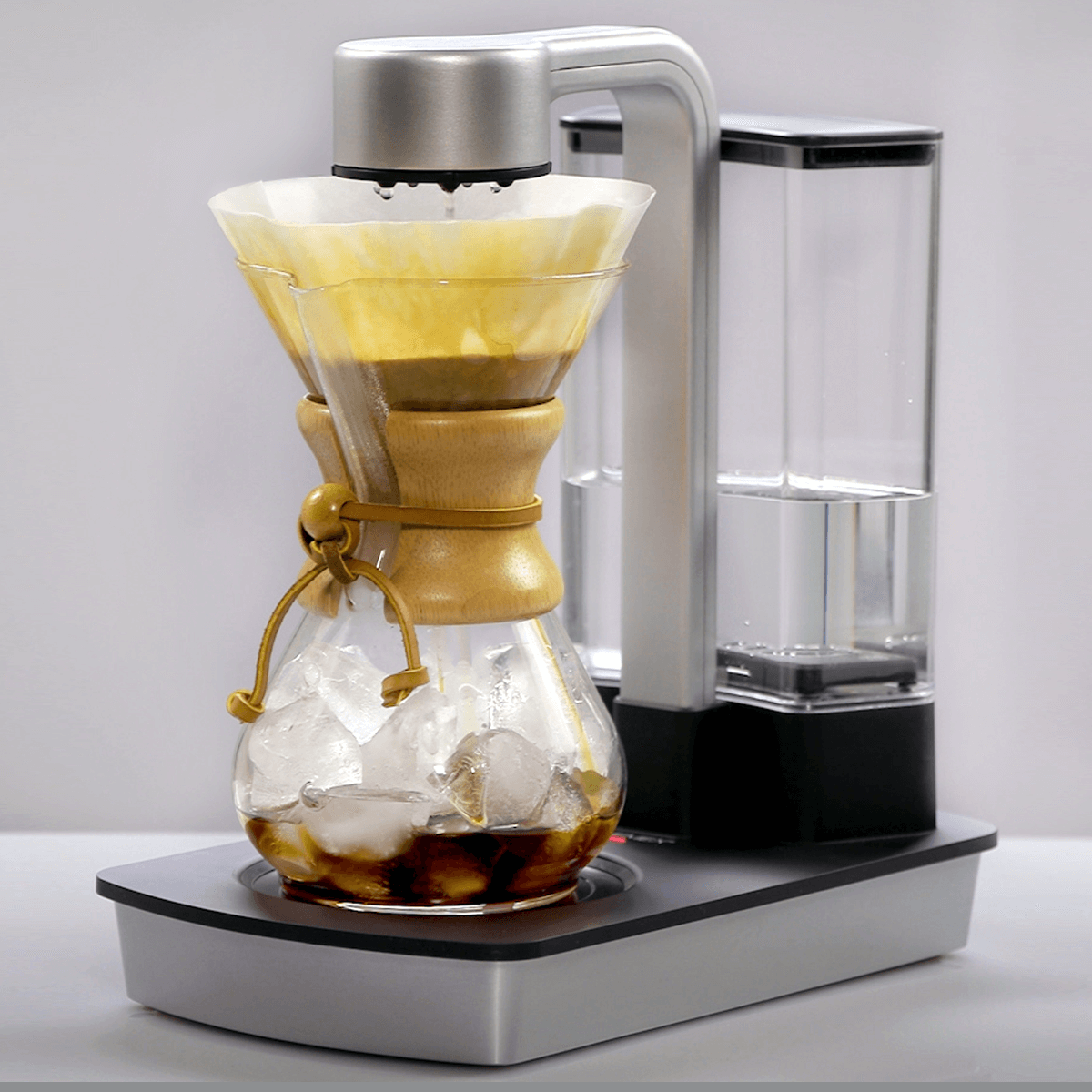Chemex Ottomatic 2.0 Automatic Pour Over Coffee Maker - Premium Glass Carafe with Stainless Steel Filter for Home & Office Use - Perfect for Coffee Enthusiasts & Baristas