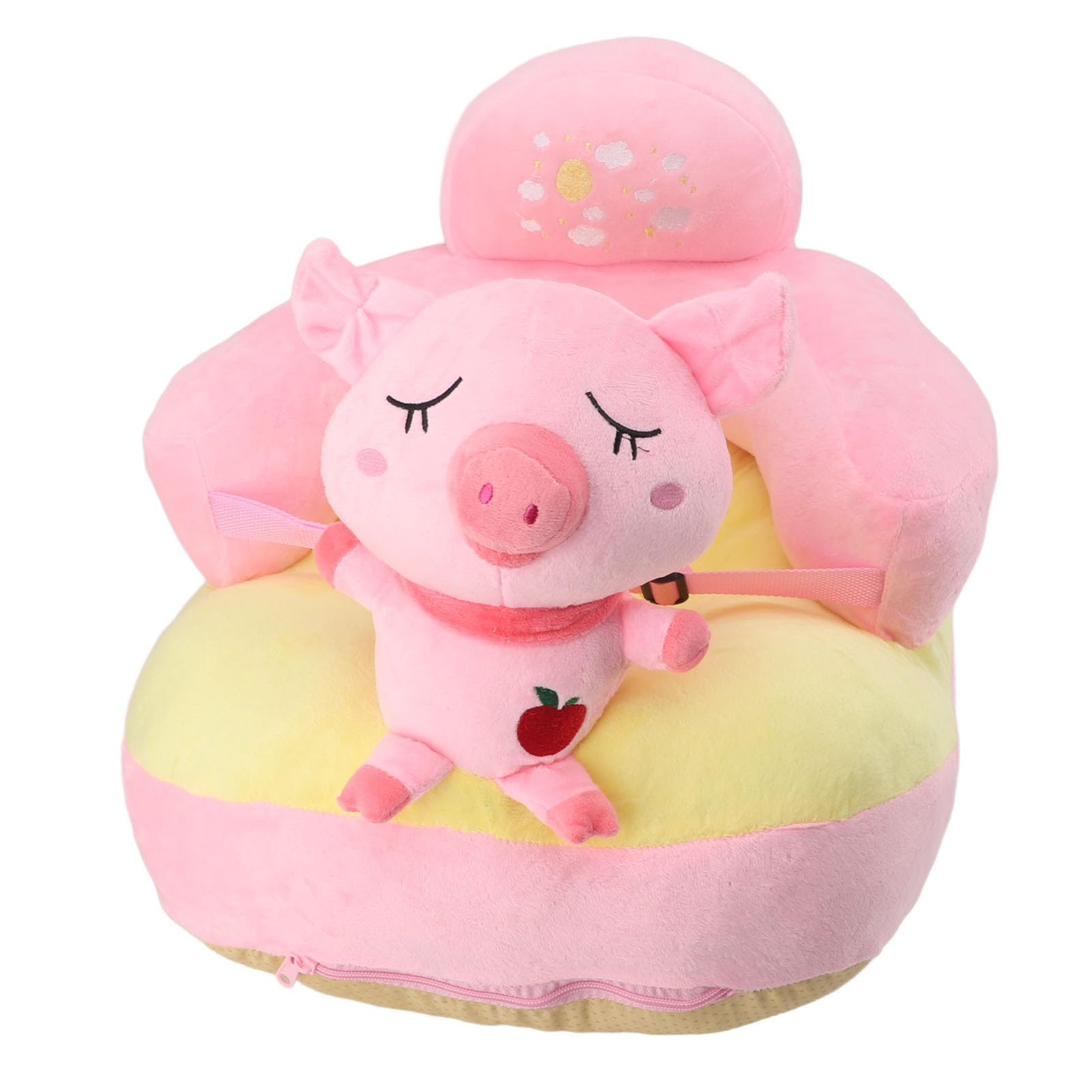 Multipurpose Baby Support Floor Sofa - Comfortable & Safe for Infants & Toddlers - Indoor Play, Crawling, Sitting & Lounging (Rose Pink) - Perfect for Nursery, Playroom & Living Room