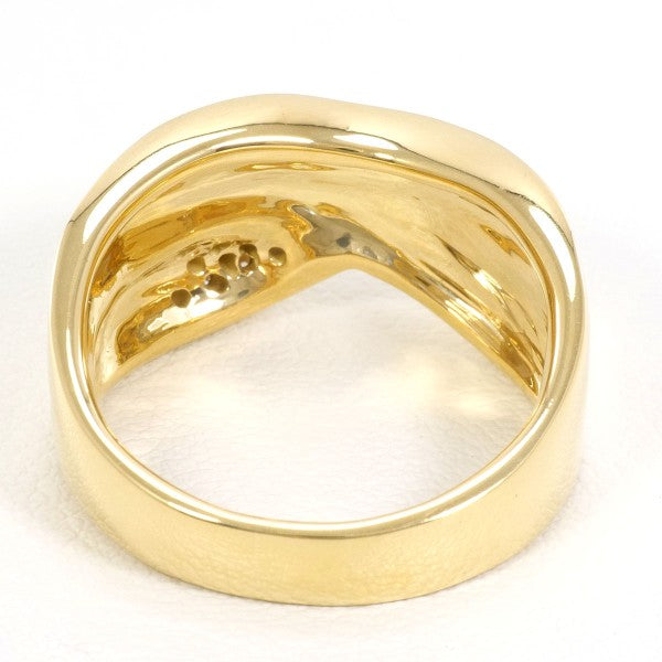 18K Yellow Gold Diamond Ring for Women - Elegant Wedding, Engagement, Anniversary Jewelry Gift - Perfect for Special Occasions & Everyday Luxury