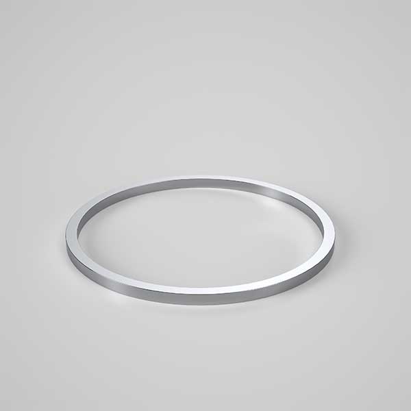 Caroma Liano II 400mm Round Basin Dress Ring in Chrome - Modern Bathroom Sink Trim Ring for Vanity & Countertop Decoration