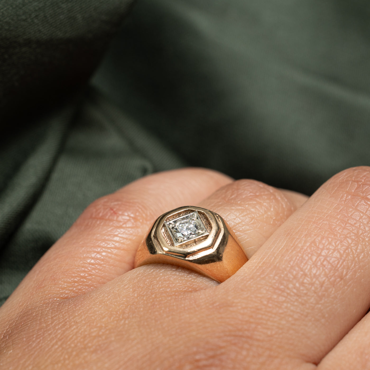 0.33ct Single Stone Diamond Ring for Women - Size 8 | Elegant Solitaire Engagement & Wedding Band | Perfect for Proposals, Anniversaries & Special Occasions