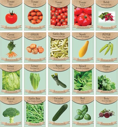 20 Deluxe Vegetable Seeds