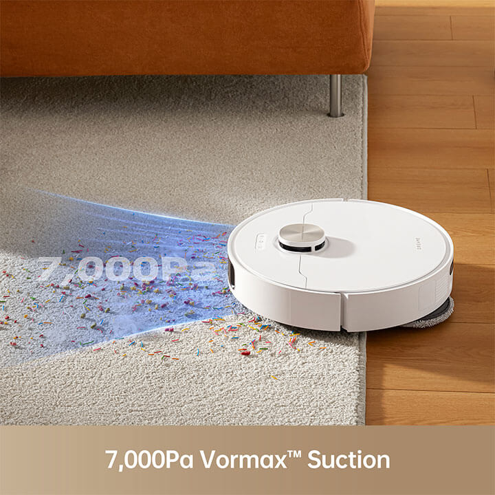 Dreame L10s Pro Ultra Heat Robot Vacuum and Mop - Self-Emptying Base, Self-Cleaning Mop, 5500Pa Strong Suction - Perfect for Hardwood Floors, Carpets, and Pet Hair Cleaning