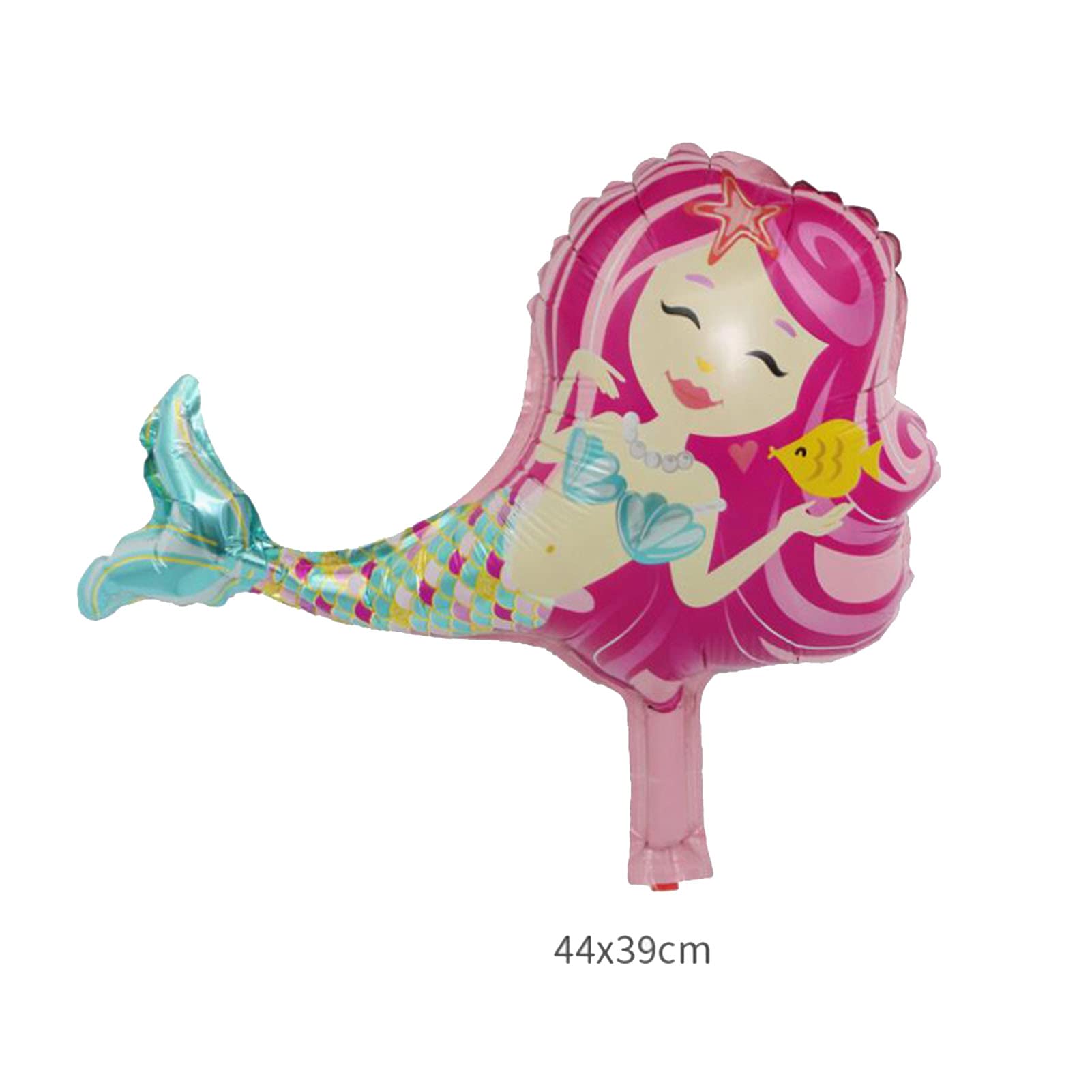 8 Pack Mermaid Balloons - Under The Sea Foil Balloons for Baby Shower, Wedding, Birthday Party Decorations | Perfect for Ocean Theme Parties, Kids Room Decor & Photo Backdrops