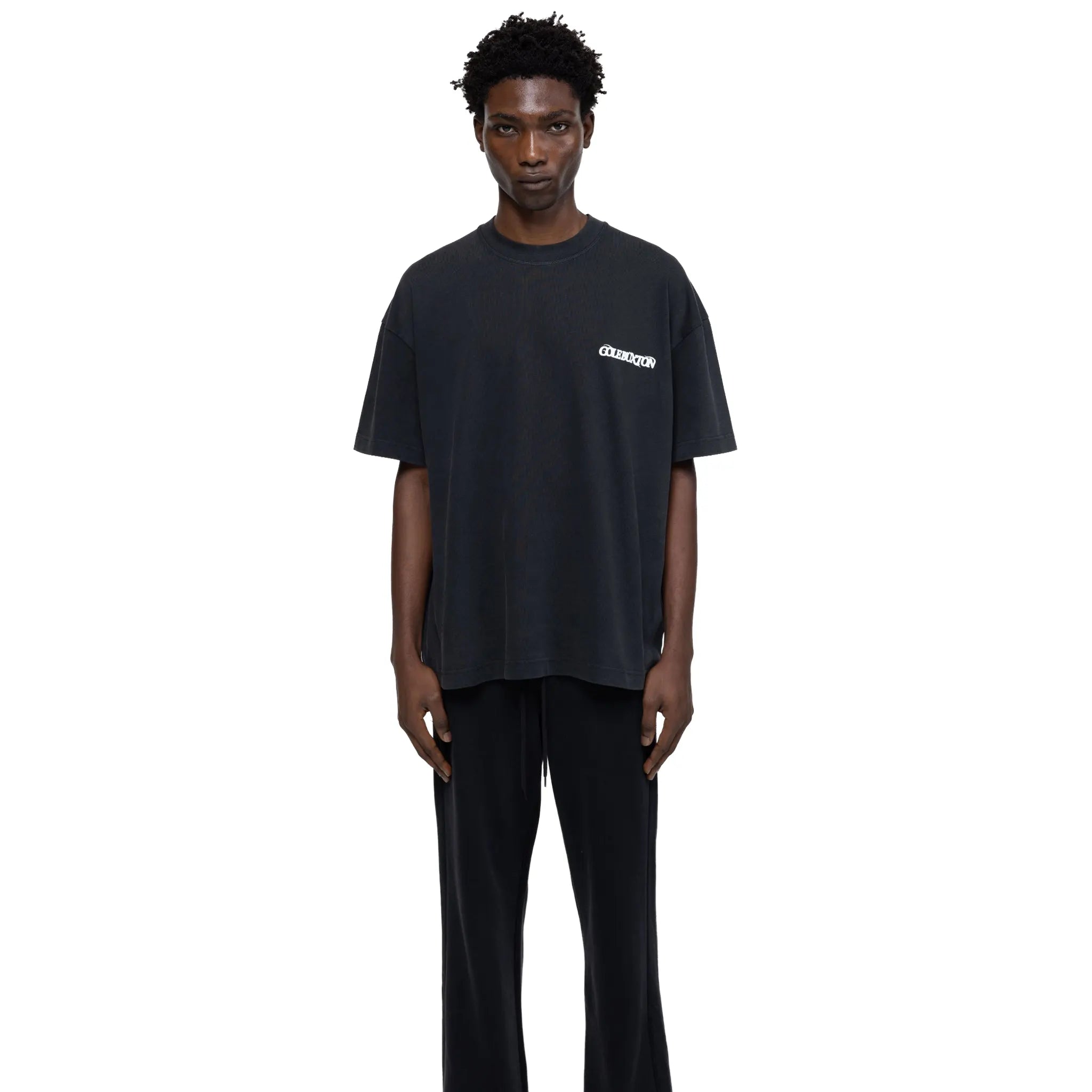 Cole Buxton Balearic Vintage Black T-Shirt for Men - Classic Cotton Tee for Casual Wear, Street Style & Everyday Outfits