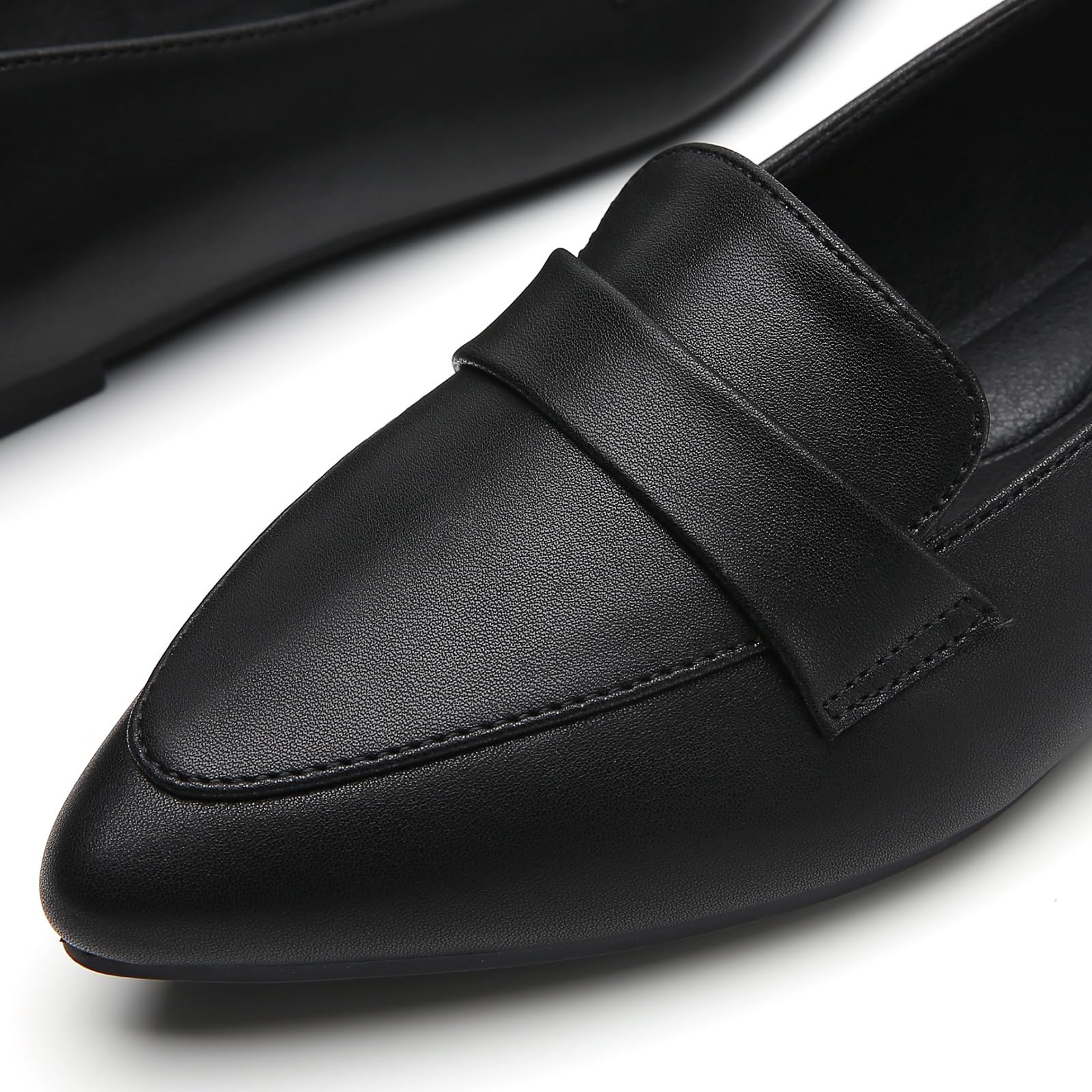 Tilocow Women's Slip-On Loafers - Pointed Toe Flats for Work & Business Casual | Comfortable & Stylish Shoes for Office, Travel & Everyday Wear