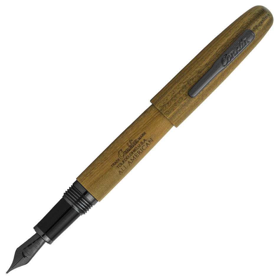 Conklin All American 898 Fountain Pen - Limited Edition Pau Preto with Gunmetal Trim - Premium Writing Instrument for Professionals & Collectors - Perfect for Signatures, Calligraphy & Gift Giving