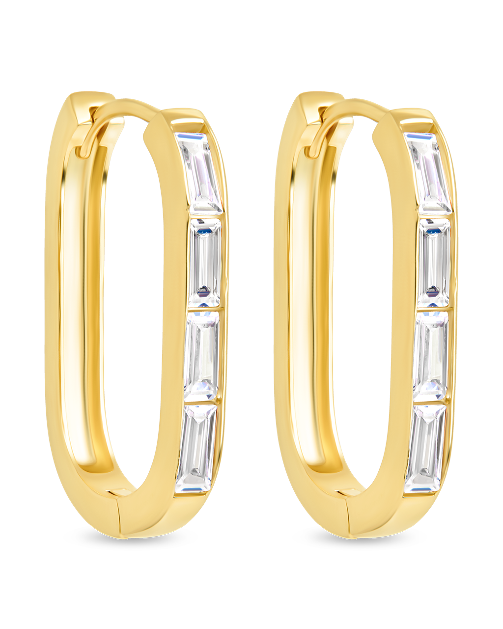 Roxanne CZ Micro Hoop Earrings - Sparkling Cubic Zirconia Studs for Women, Dainty & Elegant Jewelry Gift for Everyday Wear, Date Night & Special Occasions