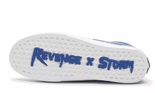 REBGO Revenge X Storm Black Old School Sneakers - Men's & Women's Skate Shoes for Streetwear Fashion & Casual Wear