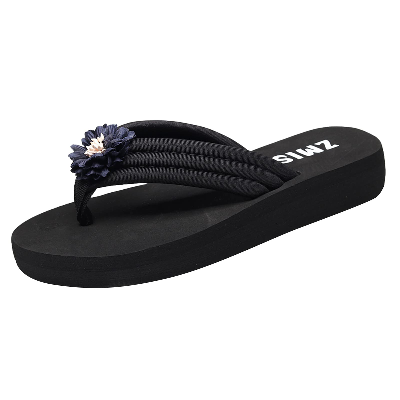 Women's Summer Wedge Sandals - Comfortable Beach Clip Toe Sandals with Non-Slip Sole | Perfect for Vacation, Poolside, and Casual Outings