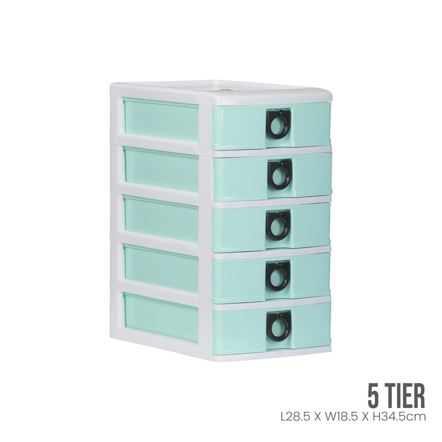 WHITE FRAME - MINT DRAWER (301-5WF-MNT)