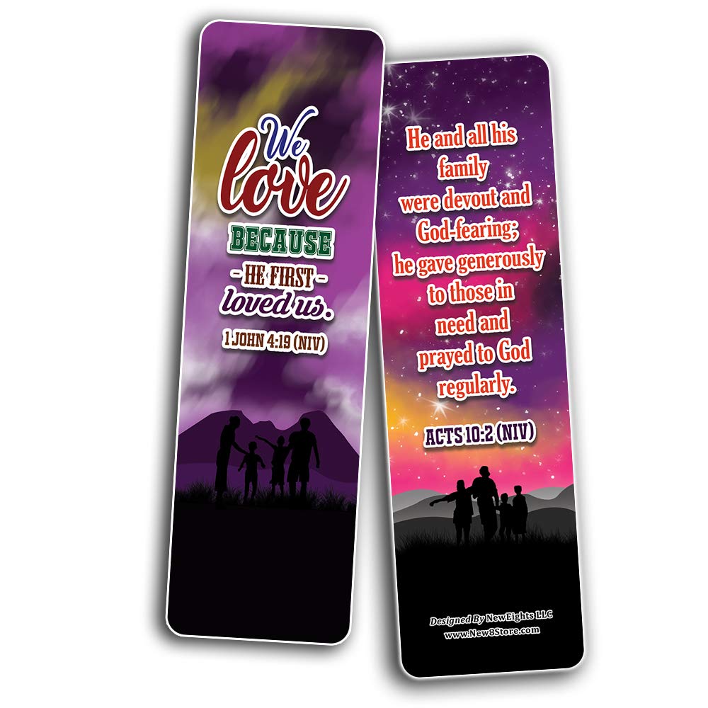 Inspirational Bible Verse Bookmarks - 60 Pack for Church & Sunday School - Perfect for Christian Gifts & Rewards