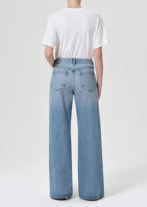 Clara Low Rise Baggy Flare Jeans for Women - Vintage 90s Distressed Denim Pants - Perfect for Casual Outfits, Streetwear & Retro Fashion