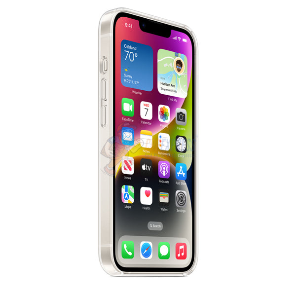 iPhone 14 Plus Clear Transparent Soft Silicone Gel Case - Slim TPU Liquid Protection Cover for Everyday Use, Shockproof & Scratch Resistant - Perfect for Work, Travel and Daily Activities