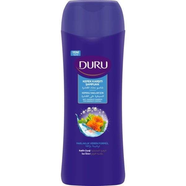 Duru Anti Dandruff Shampoo for Men & Women - 600ml | Clinically Proven Flake Relief | Scalp Care for Dry, Itchy Scalp | Perfect for Daily Use at Home or Gym