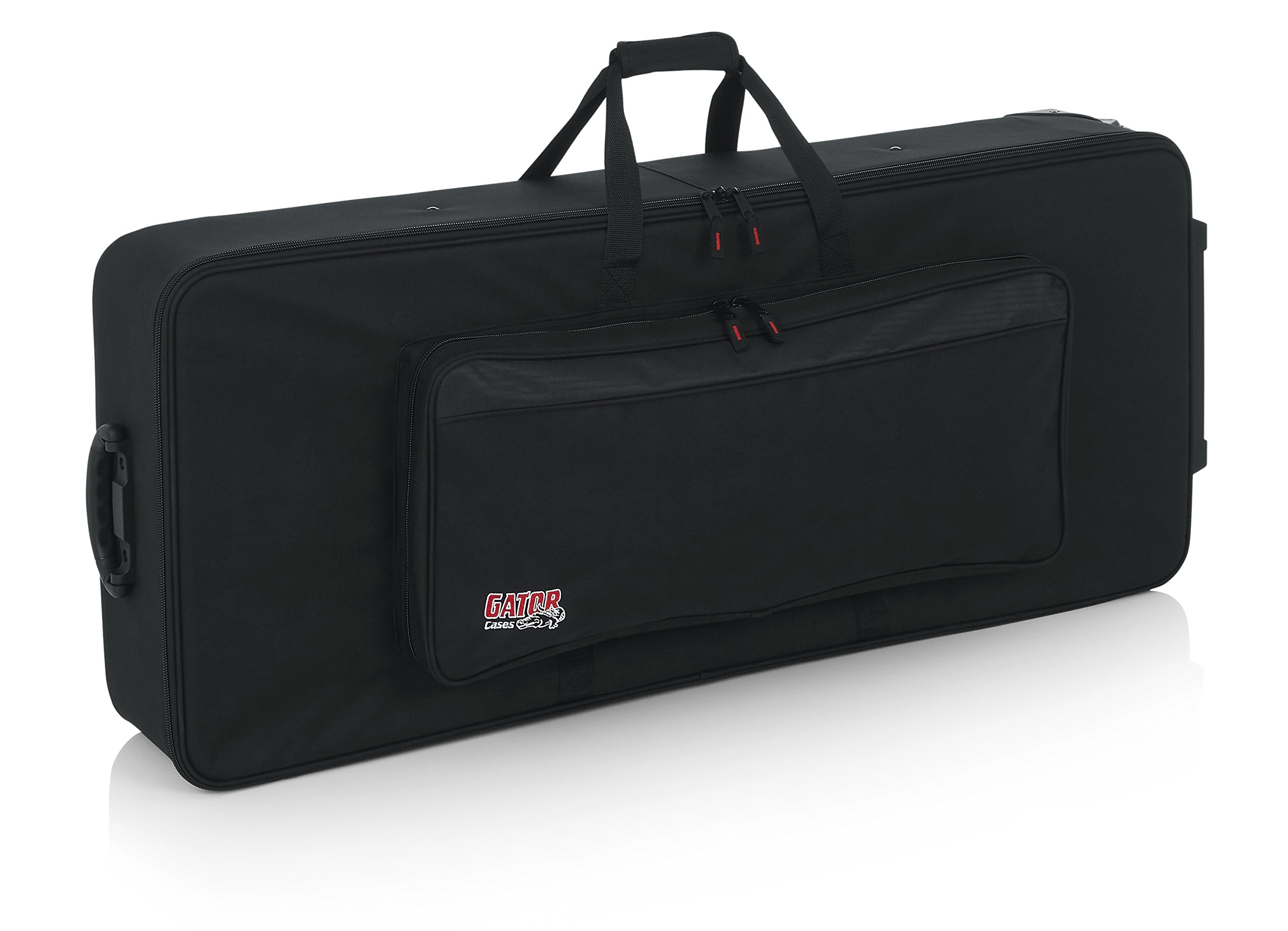Gator GK-61 Semi-Rigid Keyboard Case - Durable 61-Key Travel Protection for Musicians | Perfect for Gigging, Studio Sessions & Transport