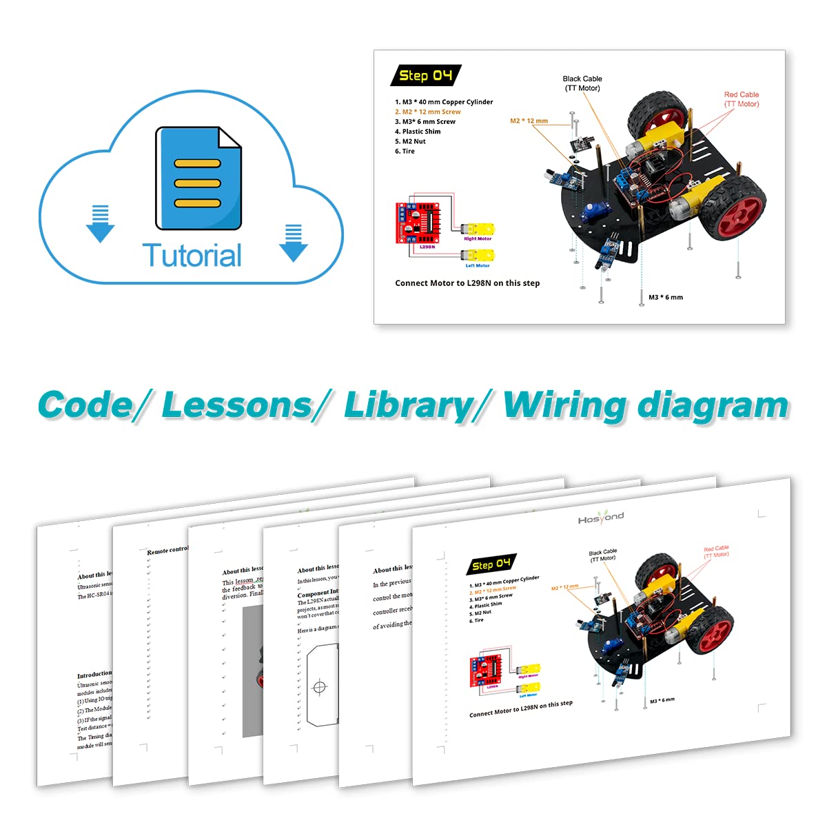 Smart Robot Car Kit - 2WD Remote Control Car Compatible with Arduino IDE | DIY Robotics Project with Step-by-Step Tutorial | STEM Learning & Home Automation Fun