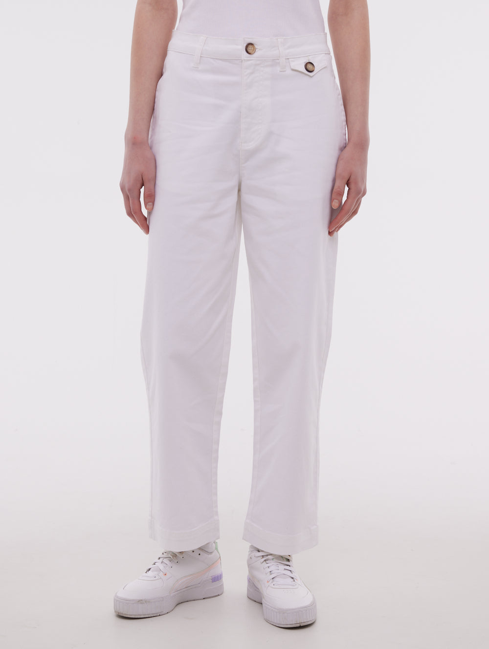 Jara Straight Leg Pants for Women - High Waist Comfortable Office Work Pants - Perfect for Business Casual, Workwear & Everyday Outfits
