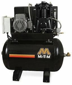 80 Gallon Two Stage Electric Simplex Air Compressor ACS 23175 80HM - Perfect for Industrial Workshops, Auto Repair & Heavy Duty Applications