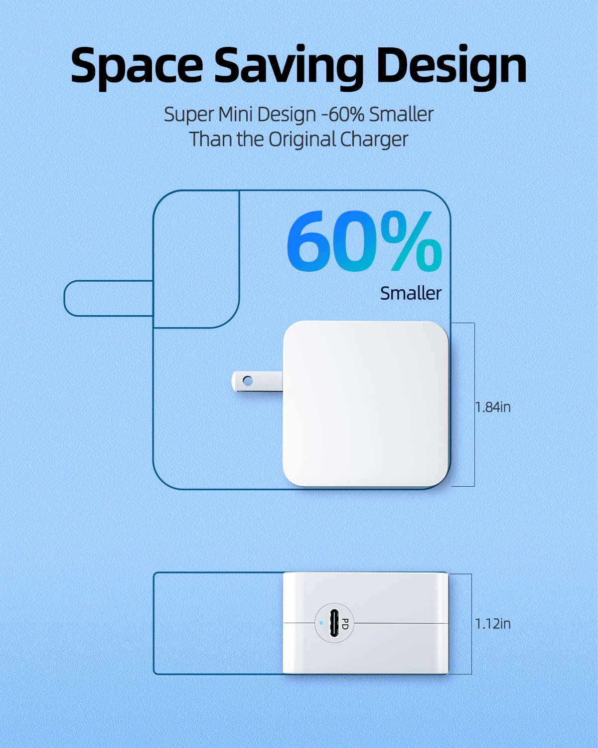 65W Fast GaN Charger for Samsung Galaxy Book Pro & Pro 360 Laptop (NP950QDB NP930QDB NP935QDC NP950XDB NP930XDB) - Compact USB-C Charger with 7.5ft Cable, UL Certified - Perfect for Travel, Office & Home Use