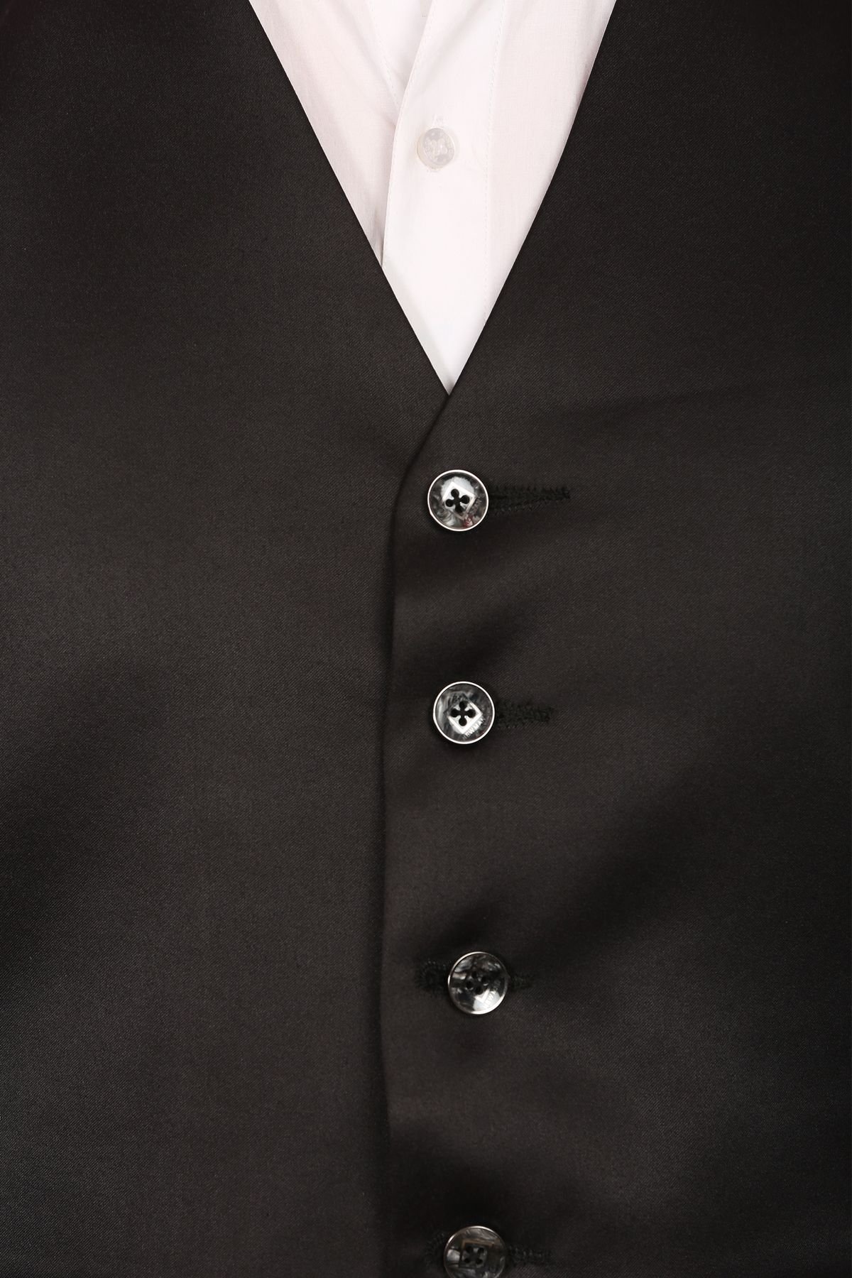 Vintage Men's Polyester Blend Black Tuxedo Vest & Pants Set with Notch Lapel | Formal Wedding, Prom, Evening Wear