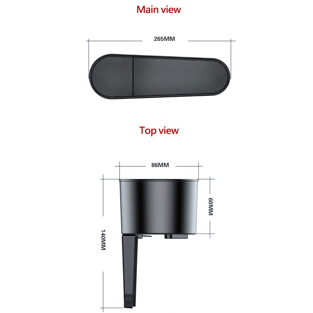 Premium PU Leather Car Seat Gap Filler - Universal Car Organizer with Side Pockets for Phone, Cards & Wallet - Perfect for Road Trips, Commuting & Daily Driving