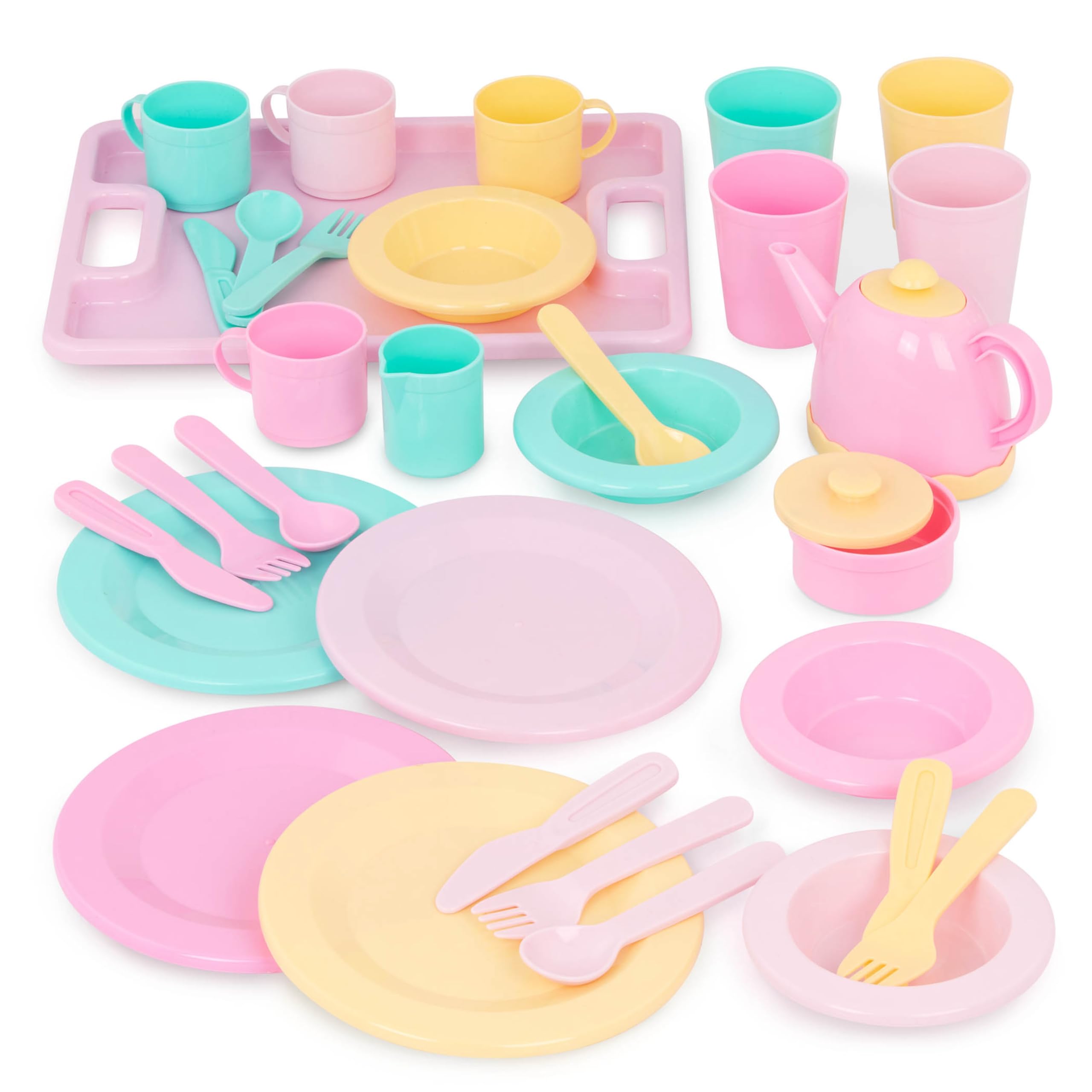 **Play Circle Dish Set for Kids - Colorful, Durable, and BPA-Free Tableware - Perfect for Toddler Meals, Snacks, and Playtime**