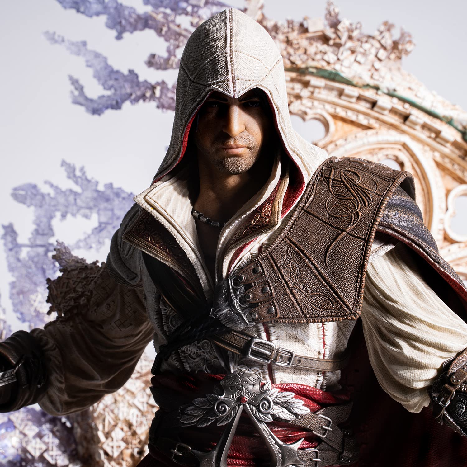 Assassin's Creed Ezio 1/4 Scale Statue by Pure Arts - Premium Collectible Figure for Gamers & Fans | Perfect for Display in Home, Office, or Gaming Room