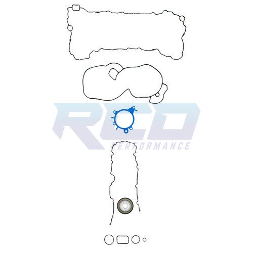 Fel Pro 6.7L Power Stroke 11-14 Timing Cover Gasket Set - High Performance Engine Seal Kit for Ford Diesel Trucks | Perfect for Engine Rebuilds & Preventative Maintenance