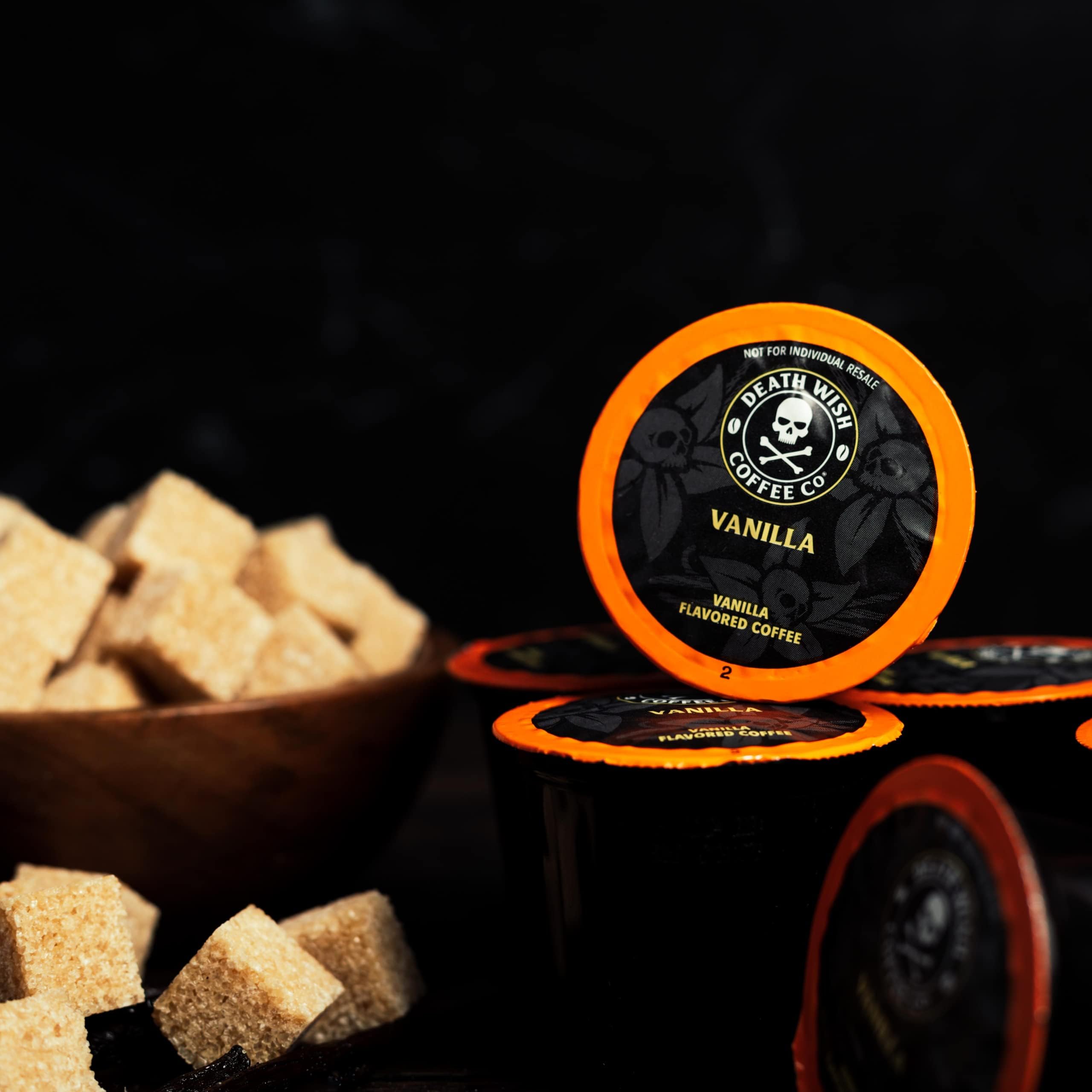 Death Wish Coffee Vanilla Single Serve Pods (30 Count) - Strongest Coffee Pods for Keurig Machines - Perfect for Home, Office & Travel Use